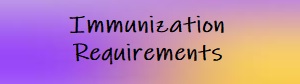 Immunization Requirements