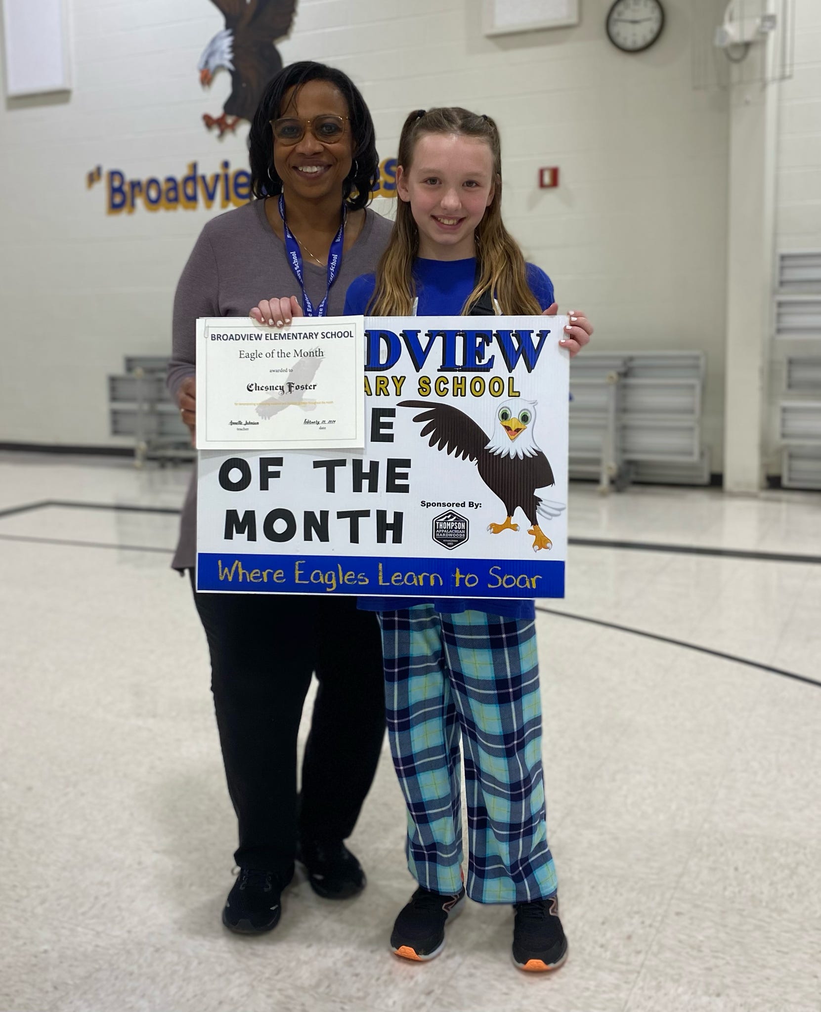 Fifth Grade Eagle of the Month