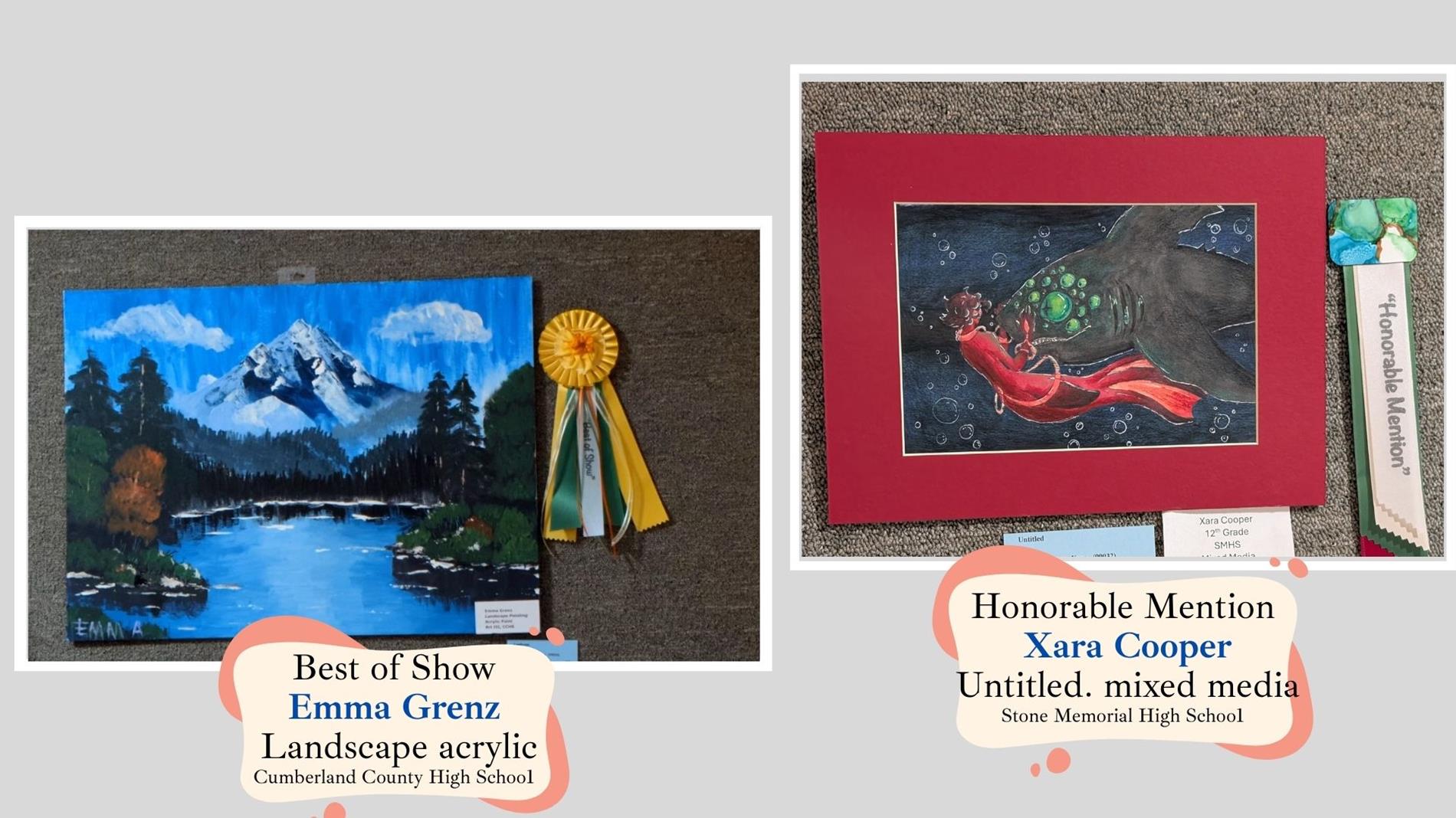 Art Chosen Award Best of Show and Honorable Mention