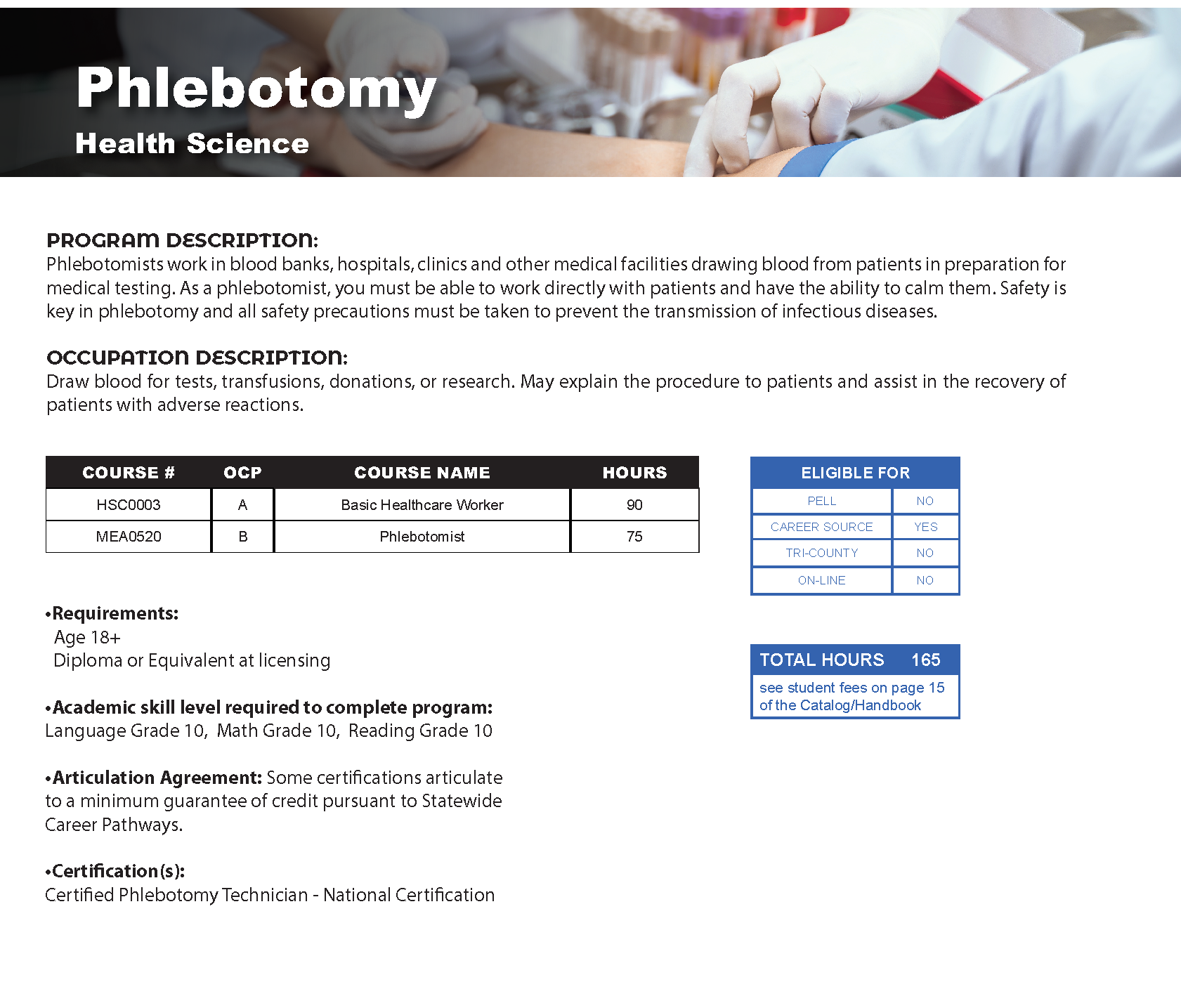 program description page
