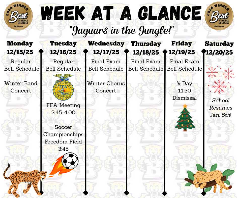 Week at a glance