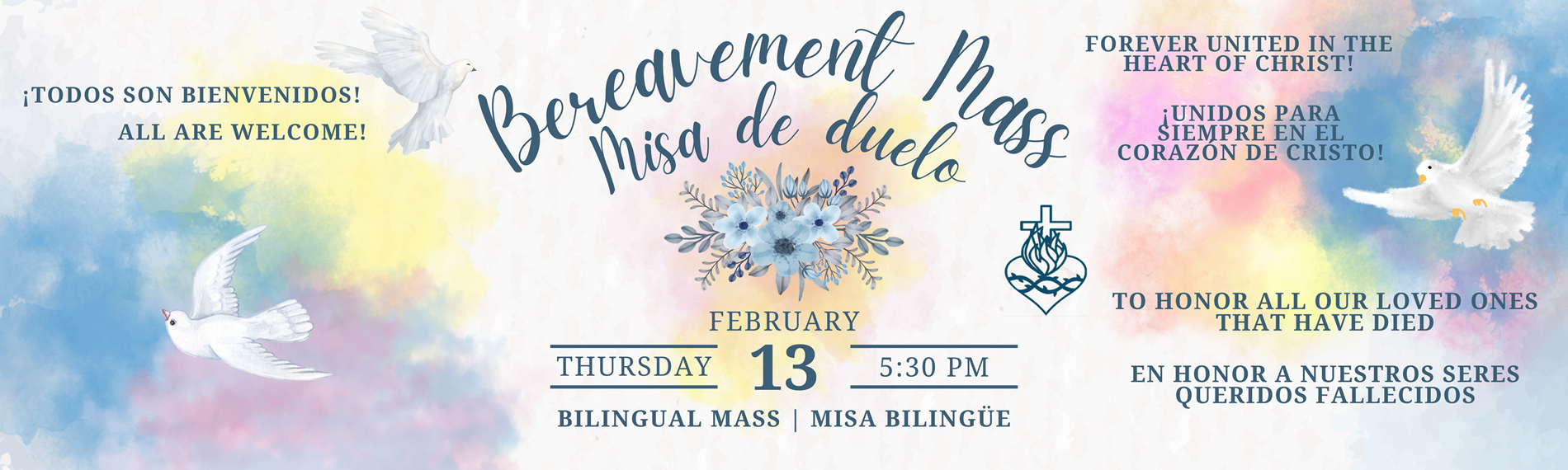 Bereavement Mass Thurs Feb 13 5:30pm