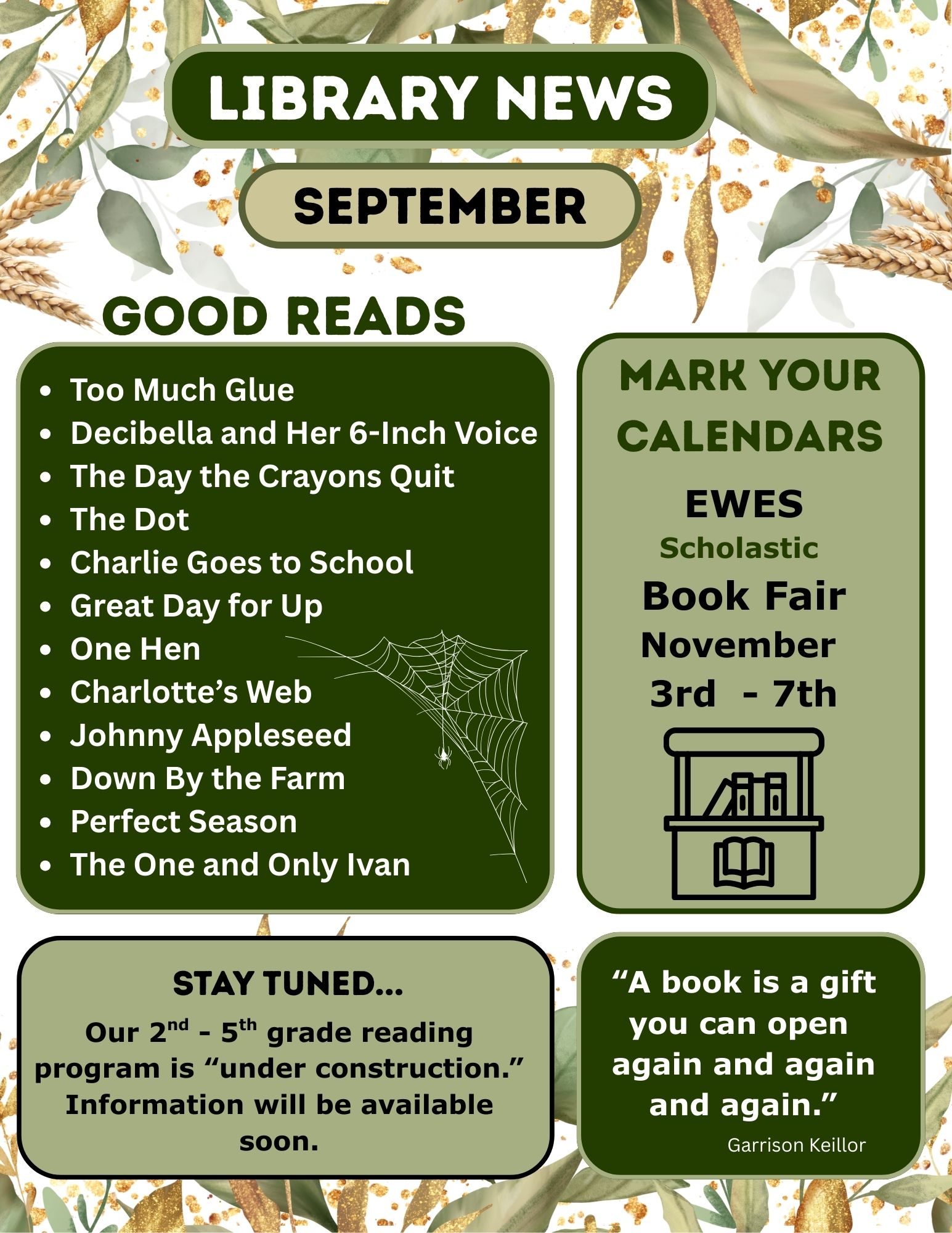 September Library News