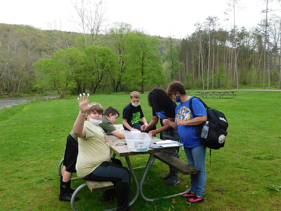 Students at Beaver Creek Park