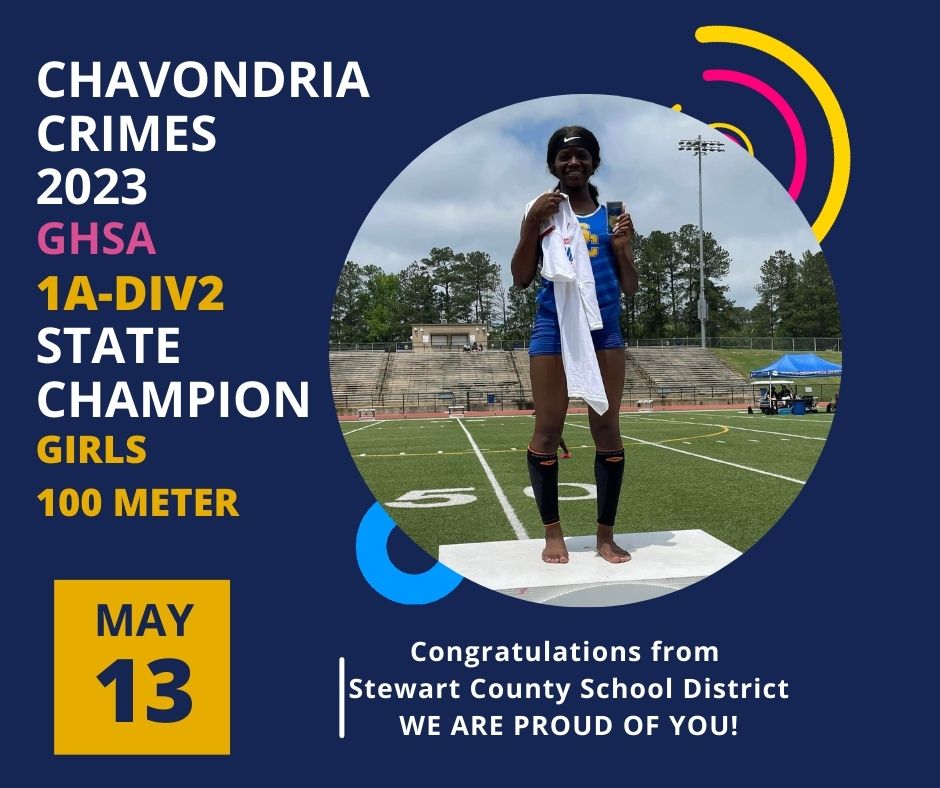 state champion Chavondria Crimes