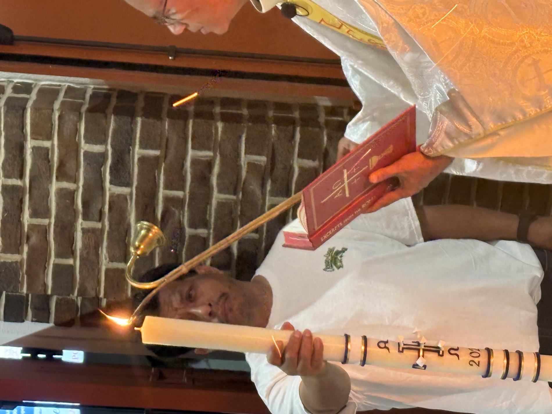 Lighting of Paschal Candle