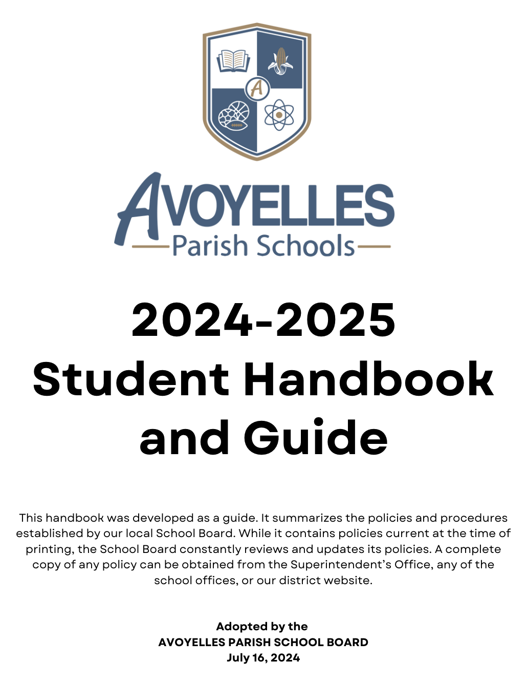 District Handbook for students