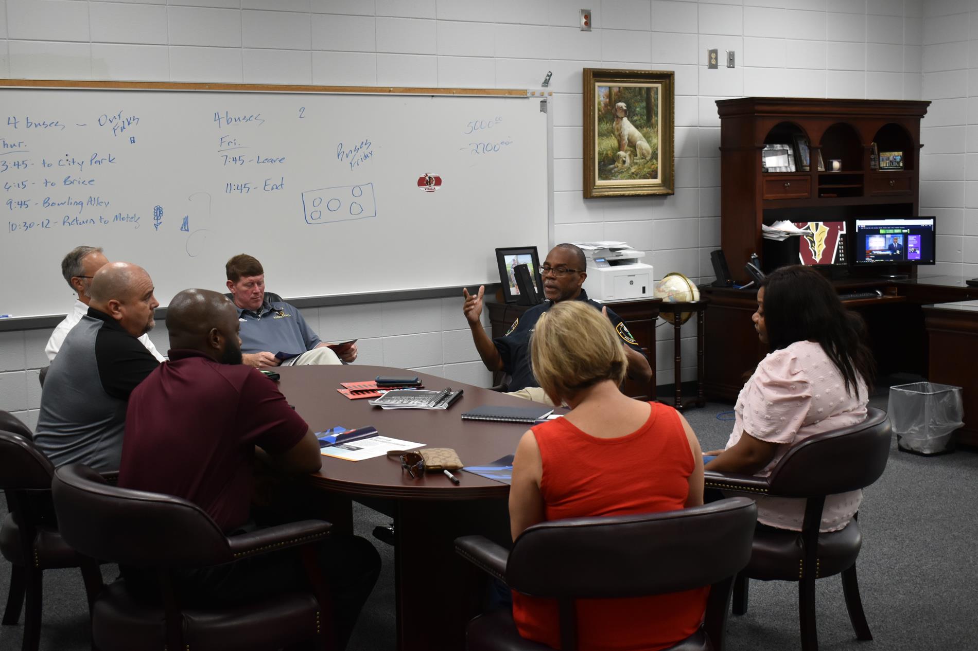 District Admin Meets With Chief James Jermon