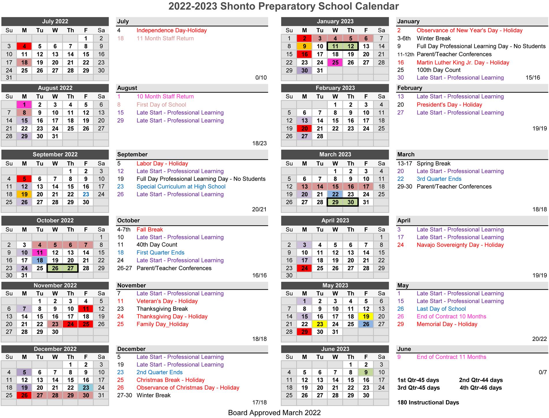 22-23 SY Calendar