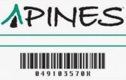 image of PINES Library card