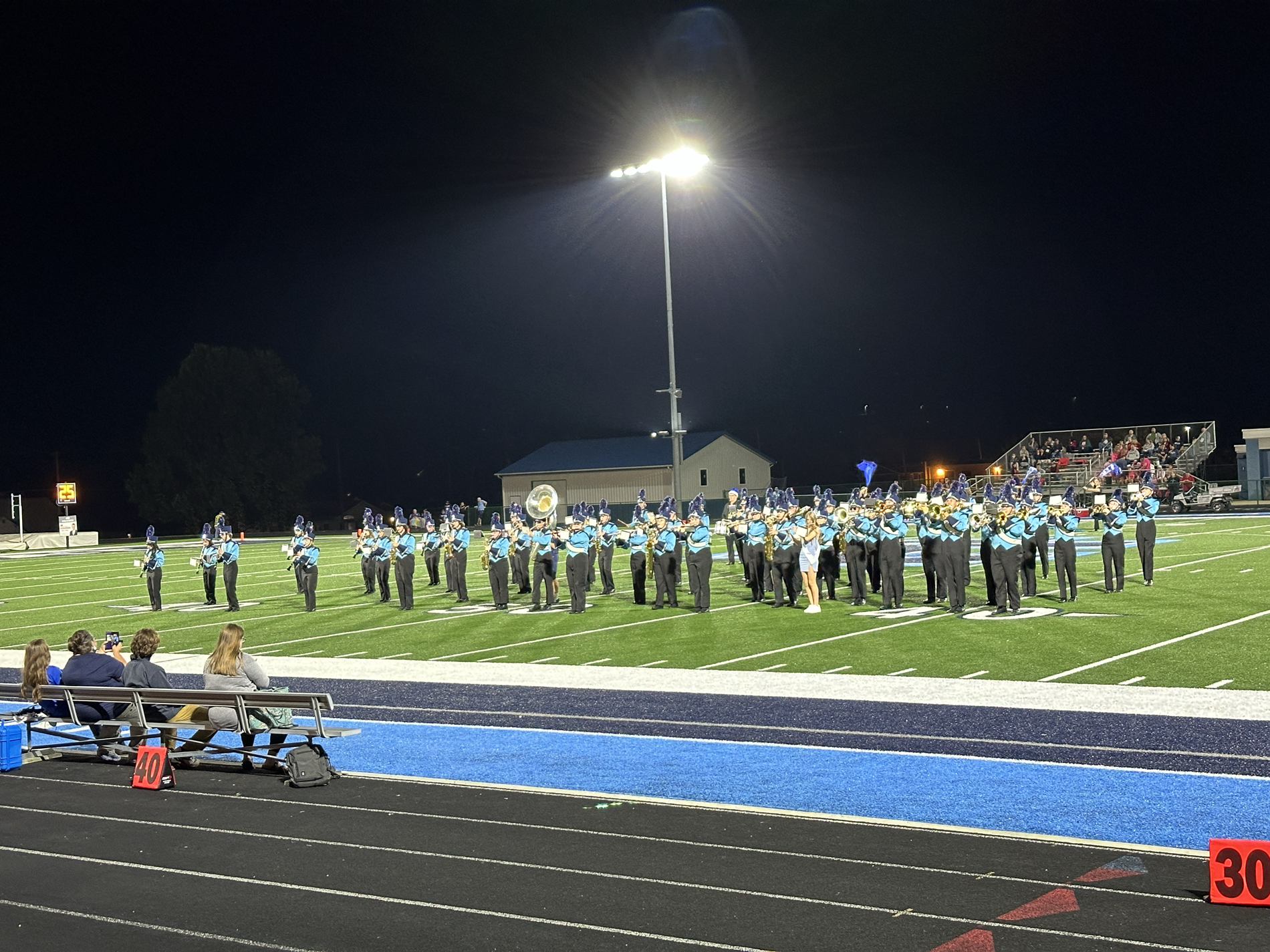 FCHS Marching Band on the football game 