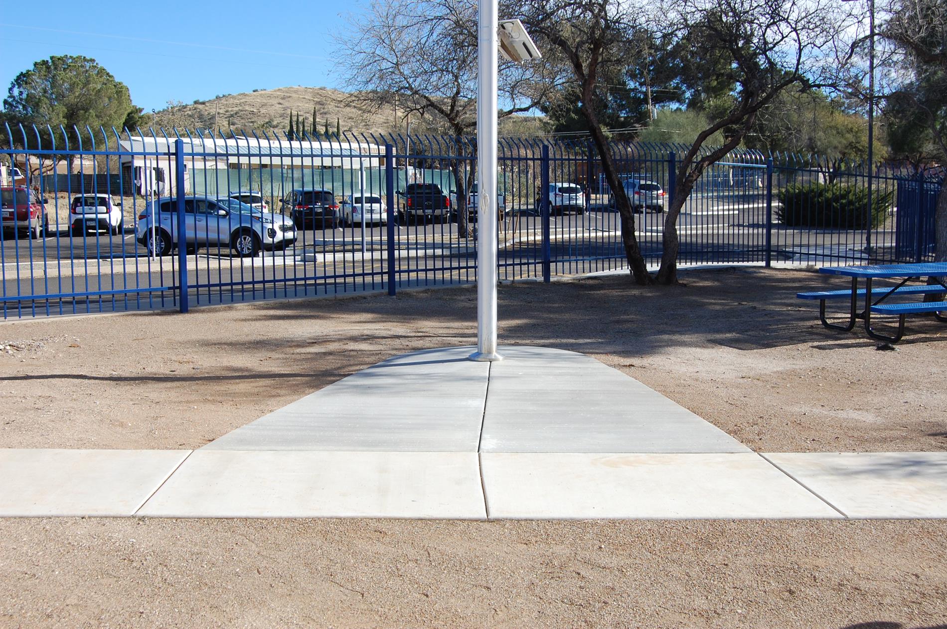Flagpole base