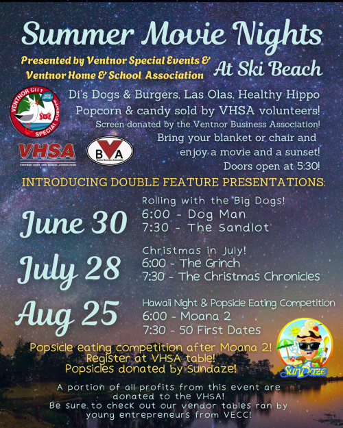 VHSA 2025 Summer Movie Nights