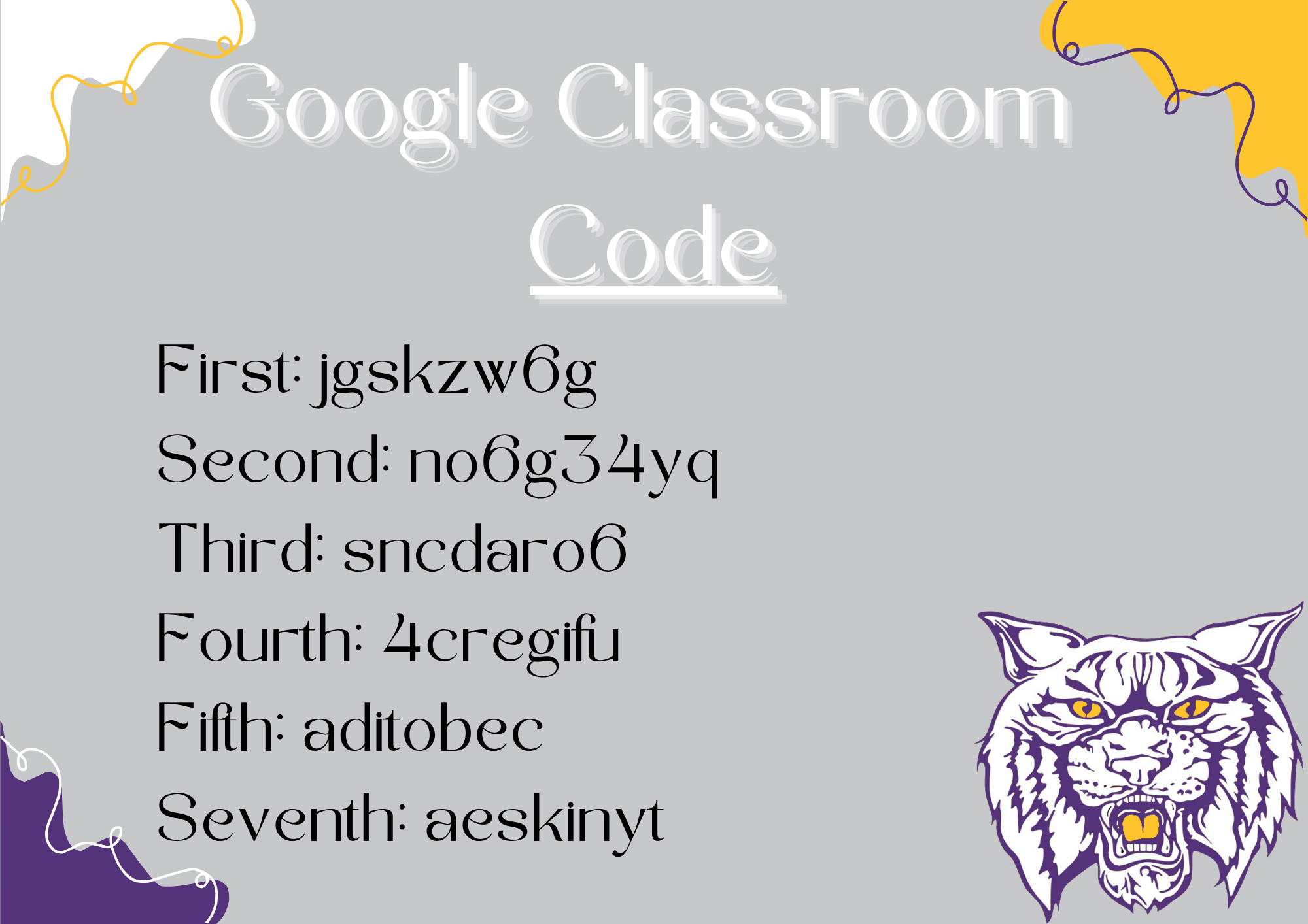 Google Classroom Codes Google Classroom Codes