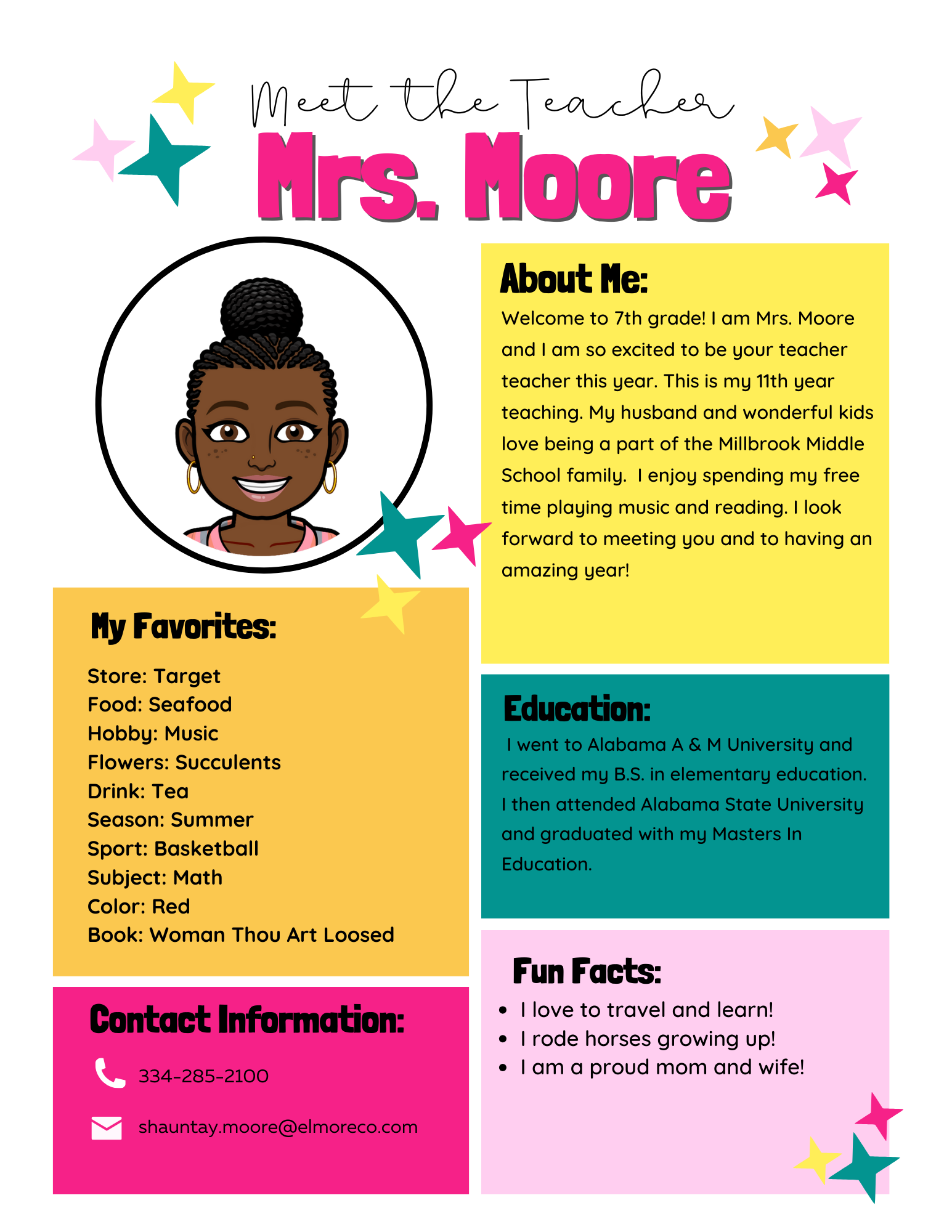 Meet Mrs. Moore