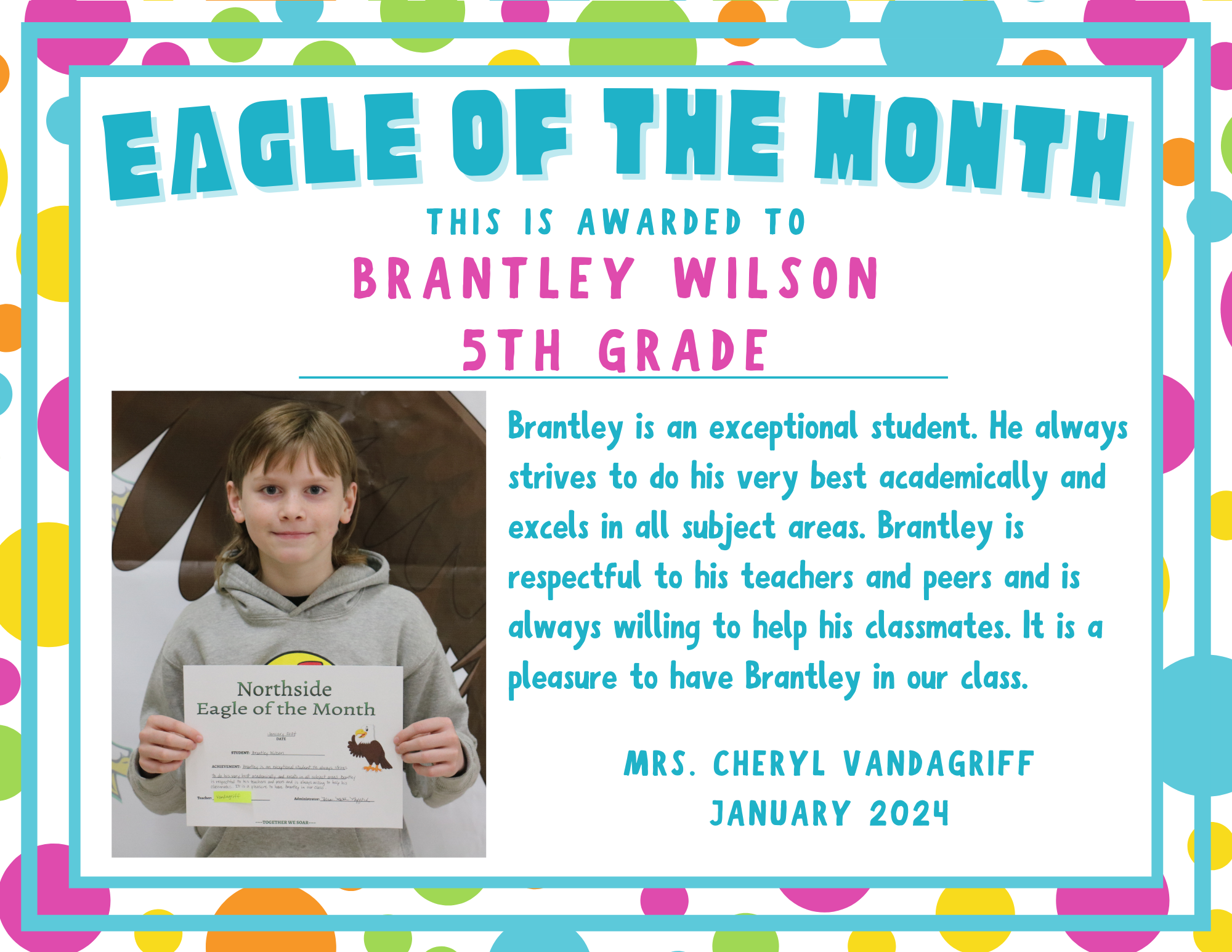 January Eagles of the month