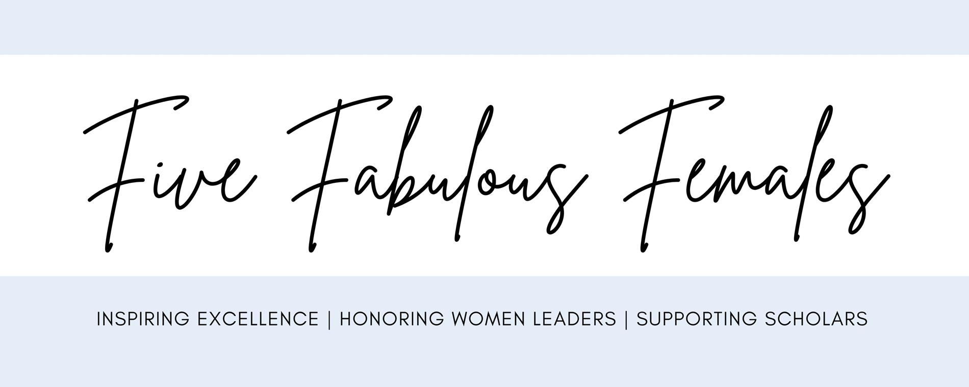 Five Fabulous Females Event Logo