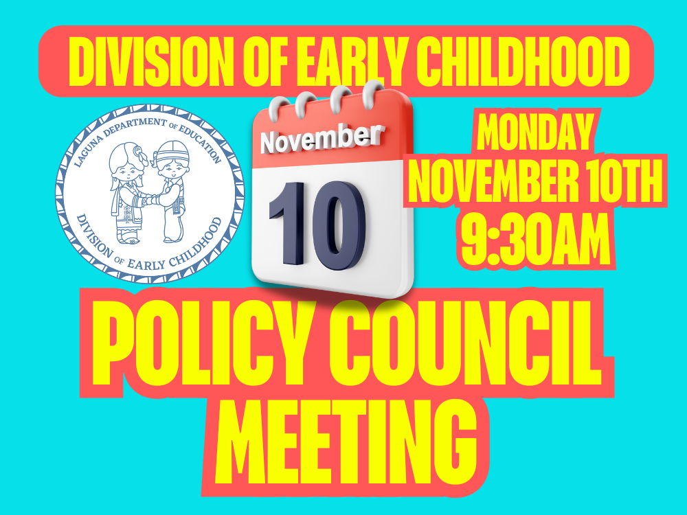 DEC Policy Council Meeting · November 10th at 9:30am