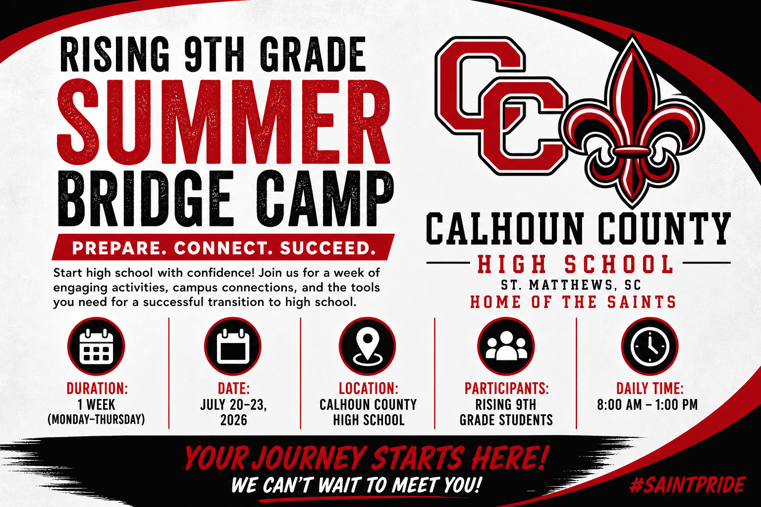 📣 Rising Freshman Week at Calhoun County High School! 📣