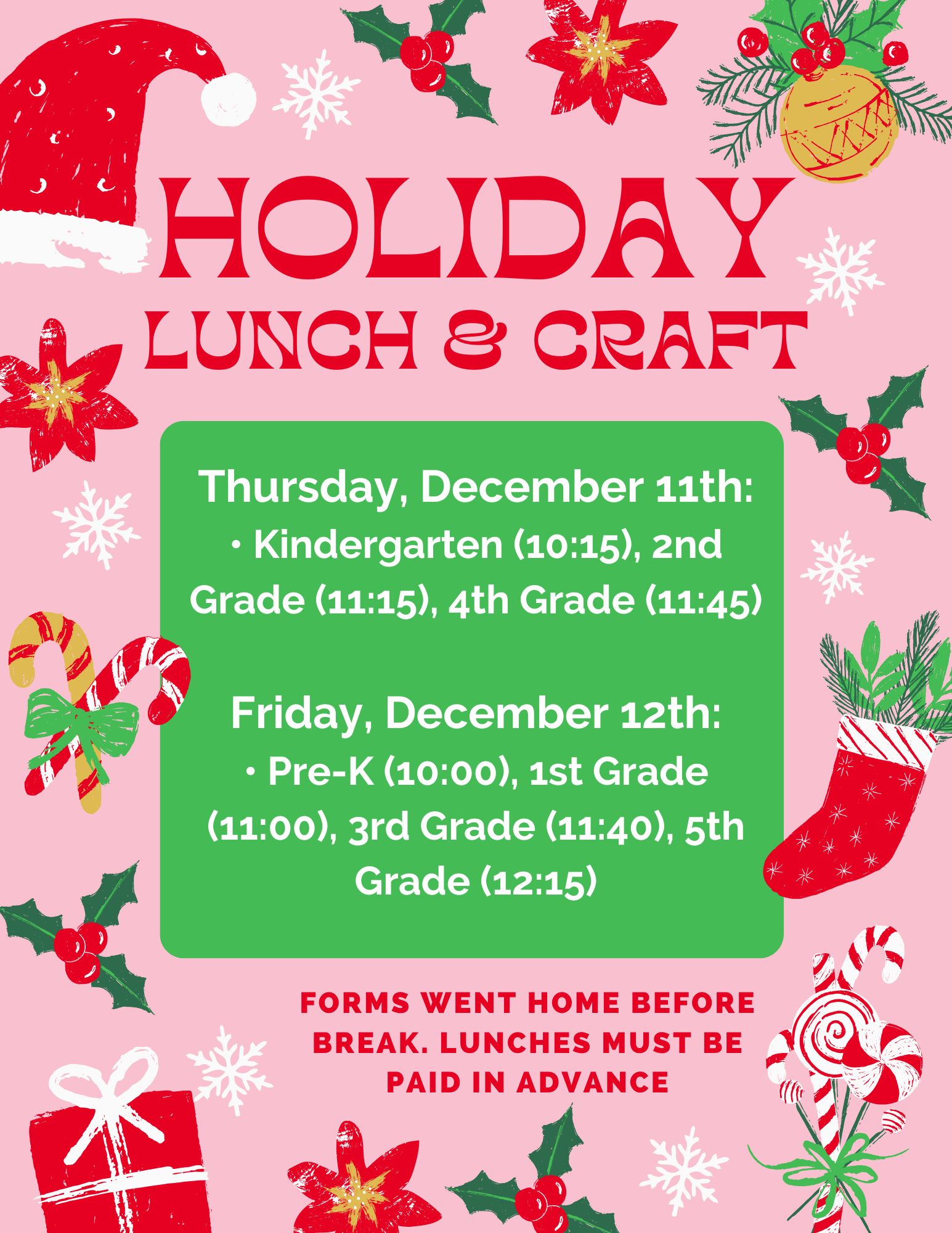 thanksgiving flyer with link to info document