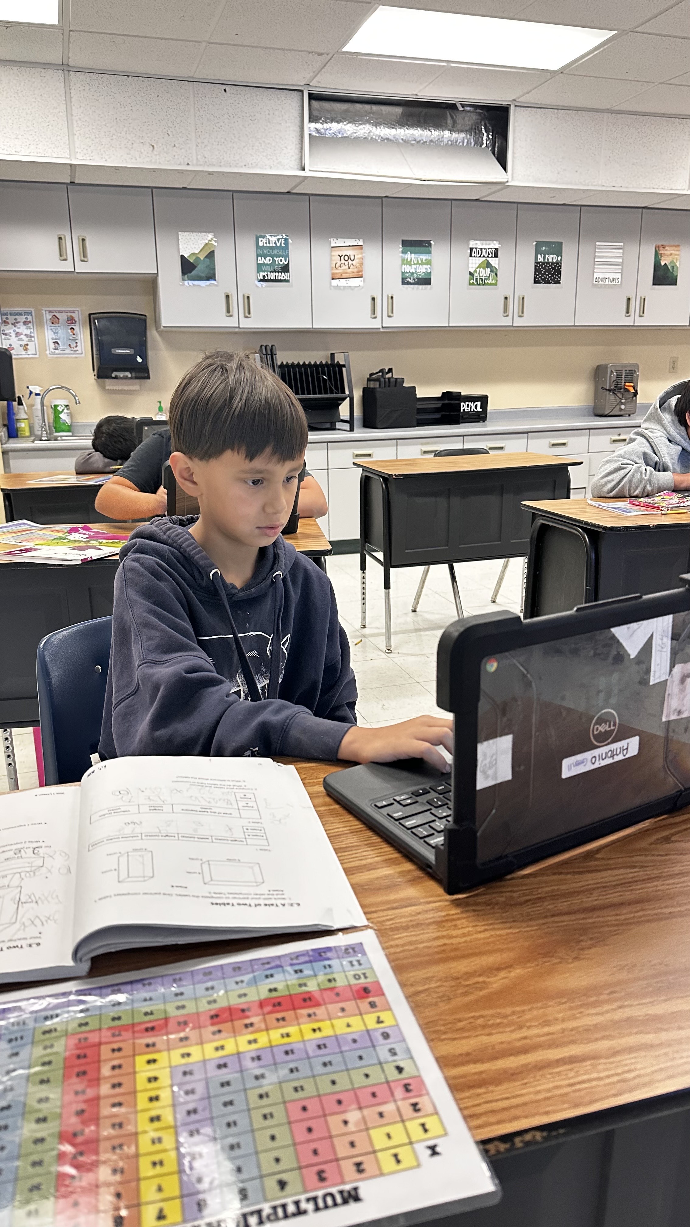 IXL math quiz in action!