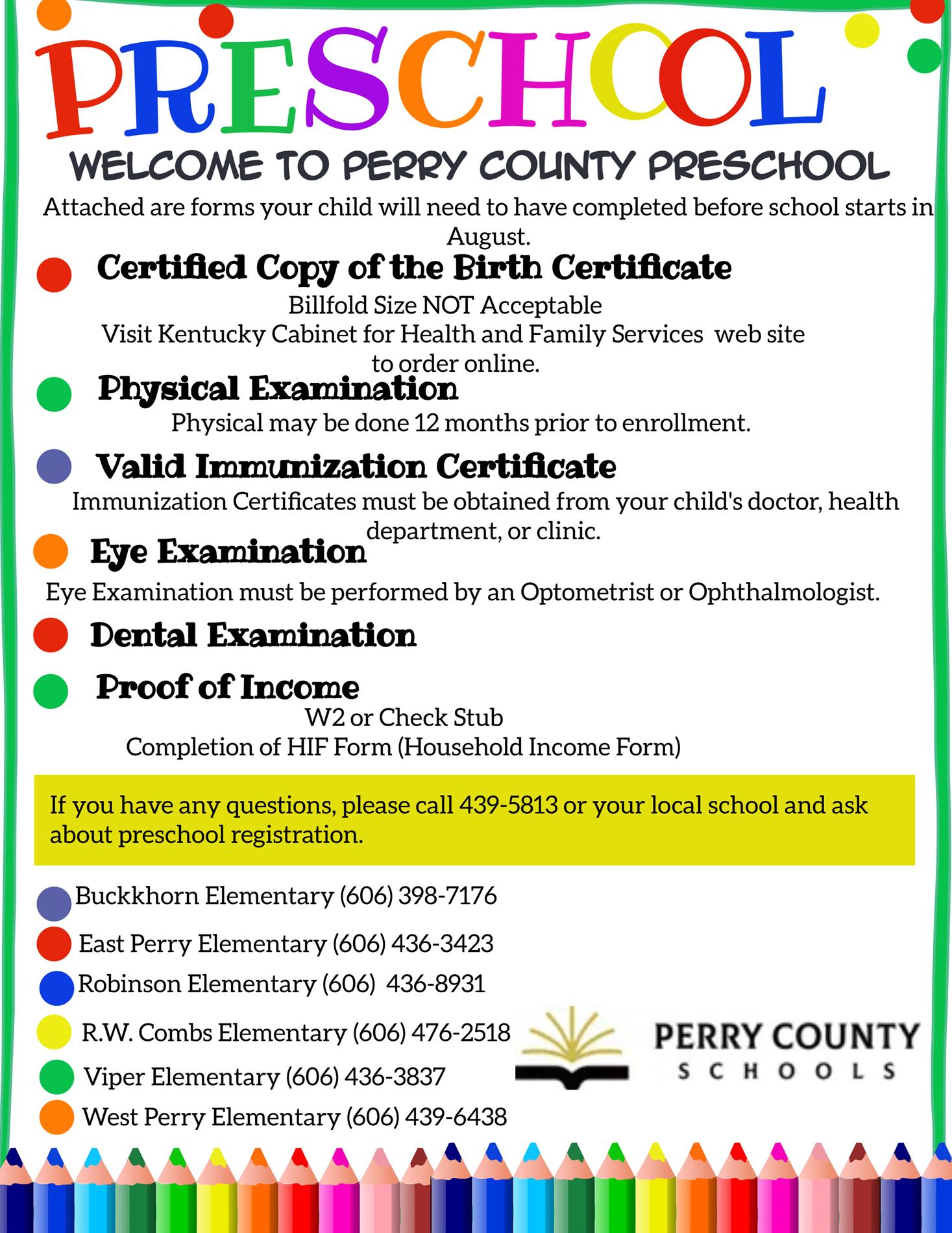PCSD Preschool