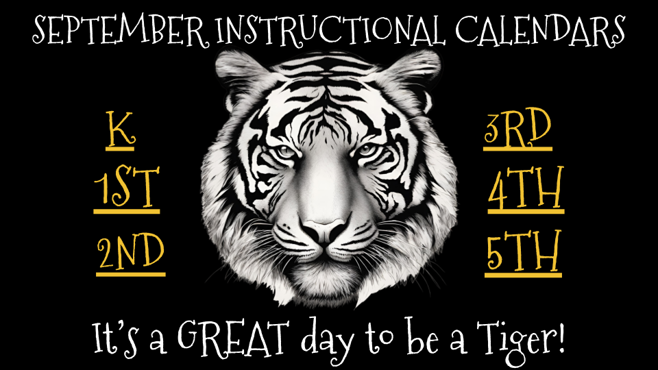 Sept. Instructional Calendars