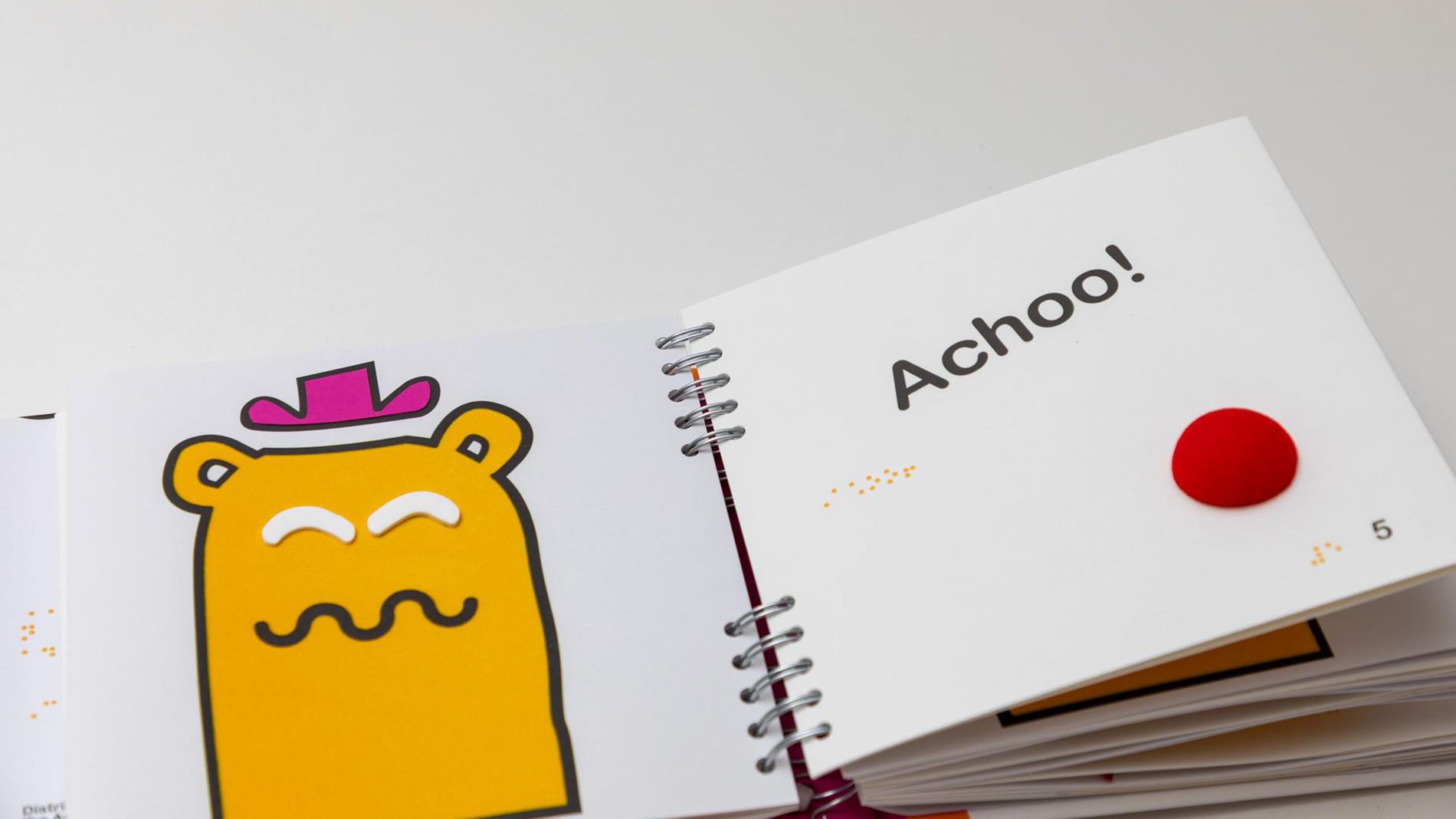 photo of my nose book open