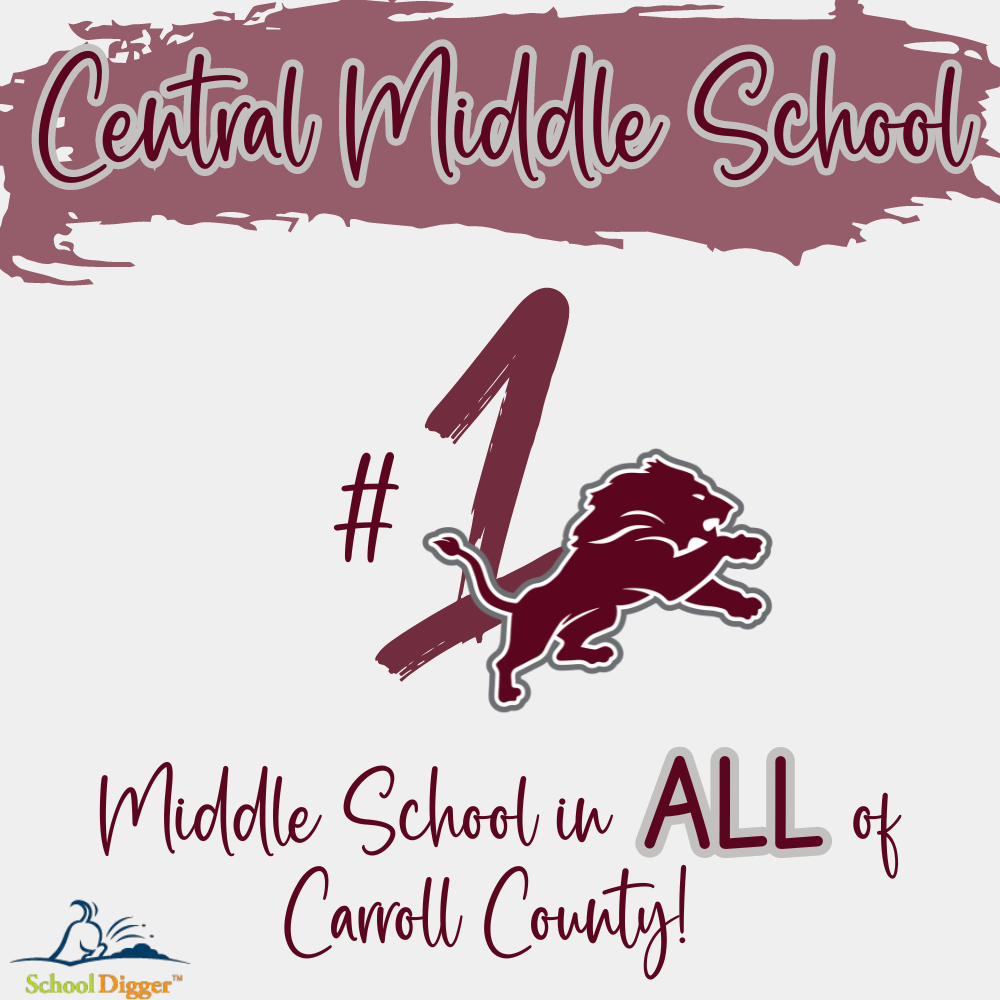 school. digger. ranked. CMS#1. middle school in carroll. county