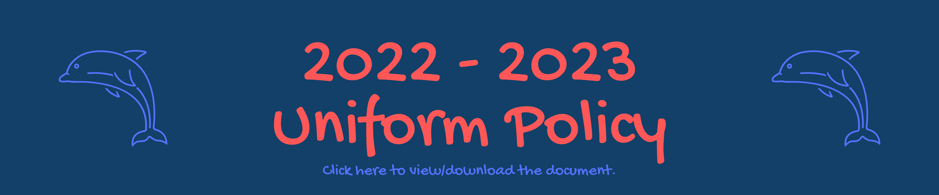 2022 - 2023 Uniform Policy Website Logo