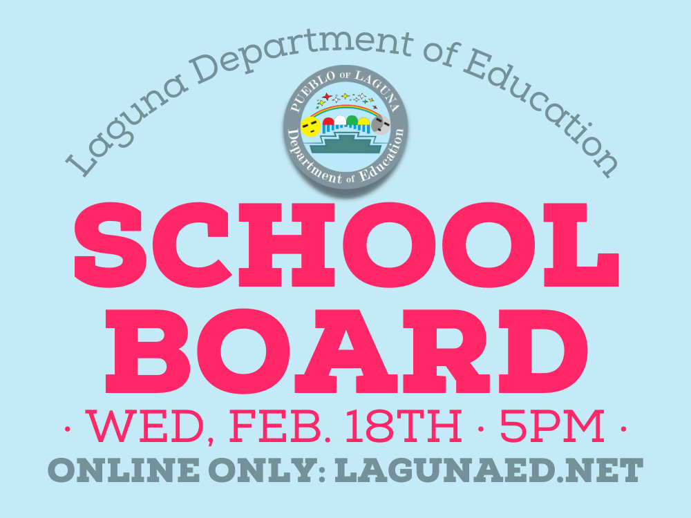 LDOE School Board Meeting Wed. February 18th, 2026 at 5:00pm ONLINE ONLY