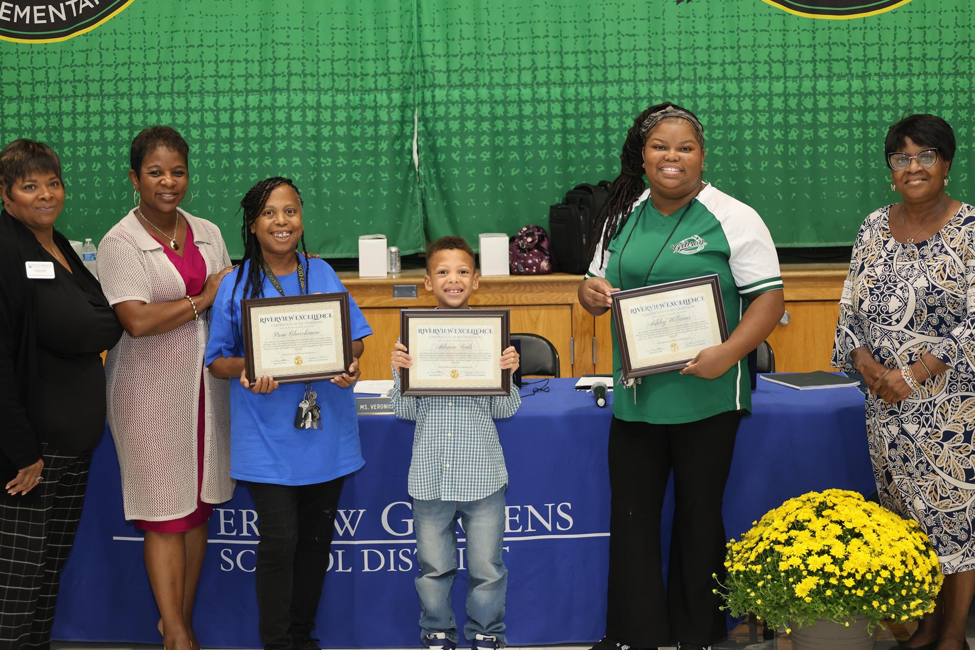 Gibson Riverview Excellence Awardees