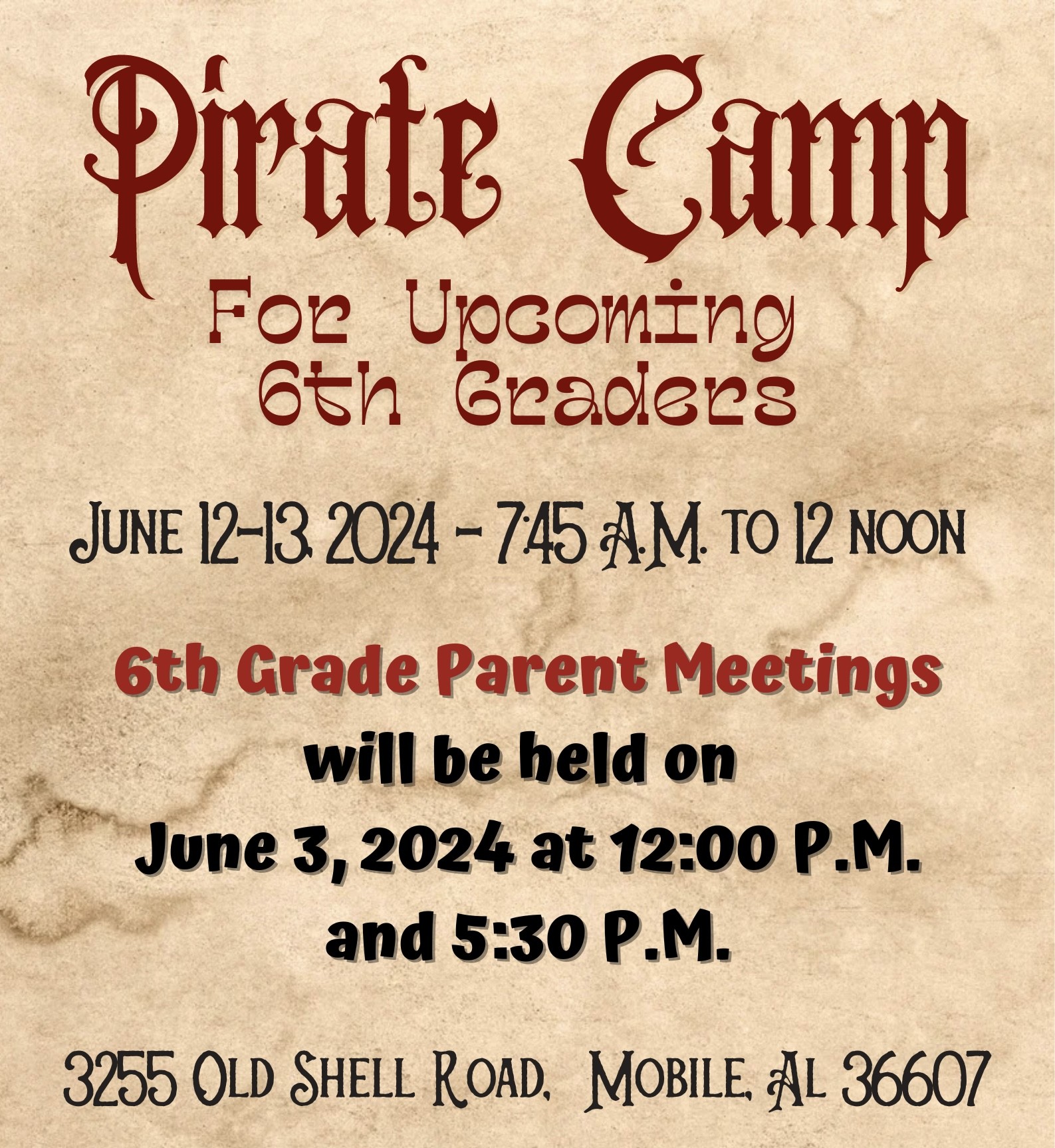 pirate camp 2024