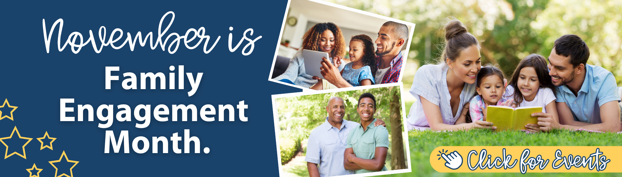 November is Family Engagement Month - Click for Events