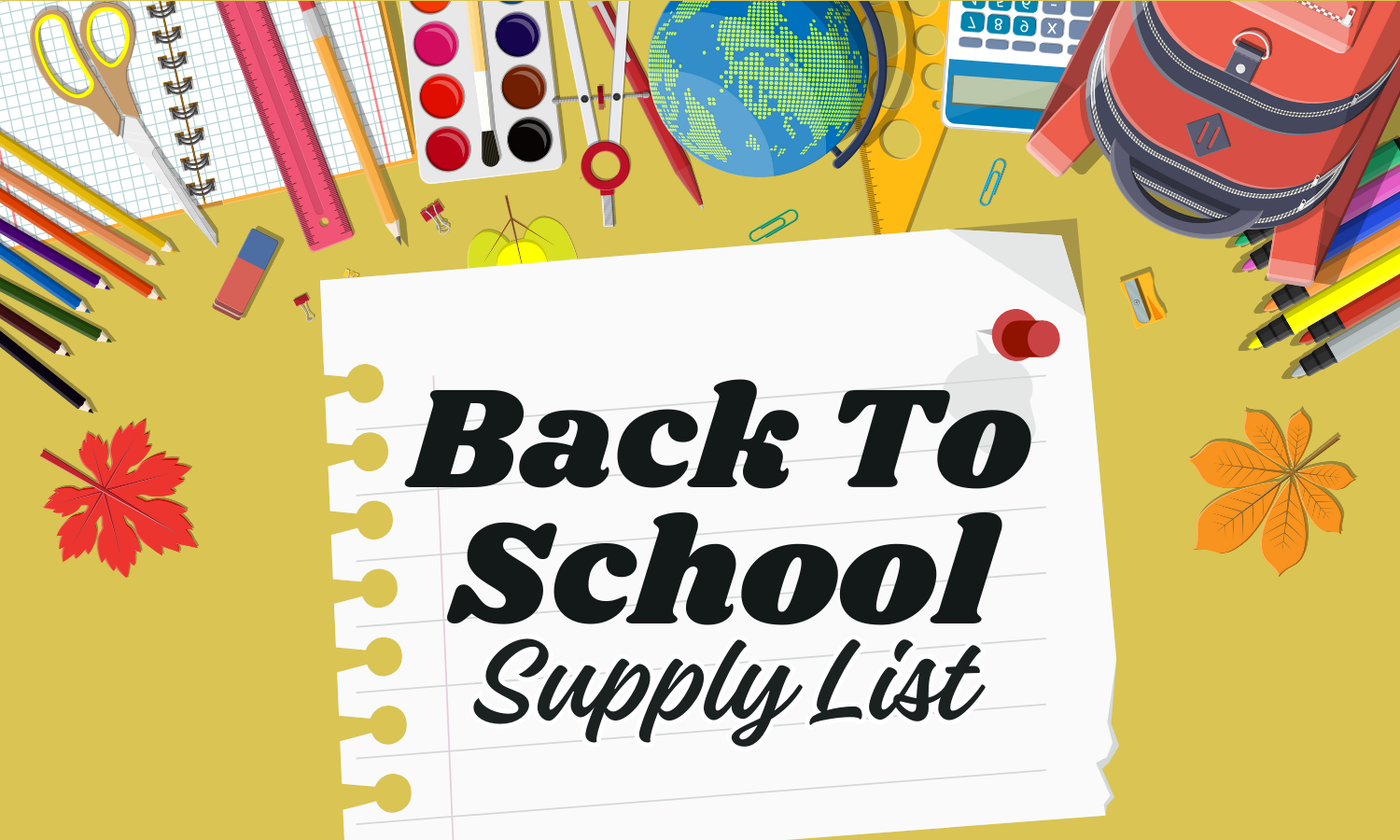School Supply Lists School Supply Lists