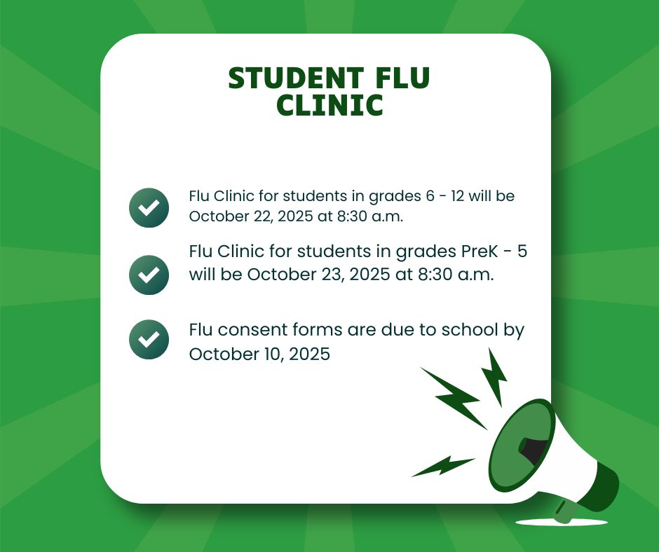 Student Flu Clinic Flyer