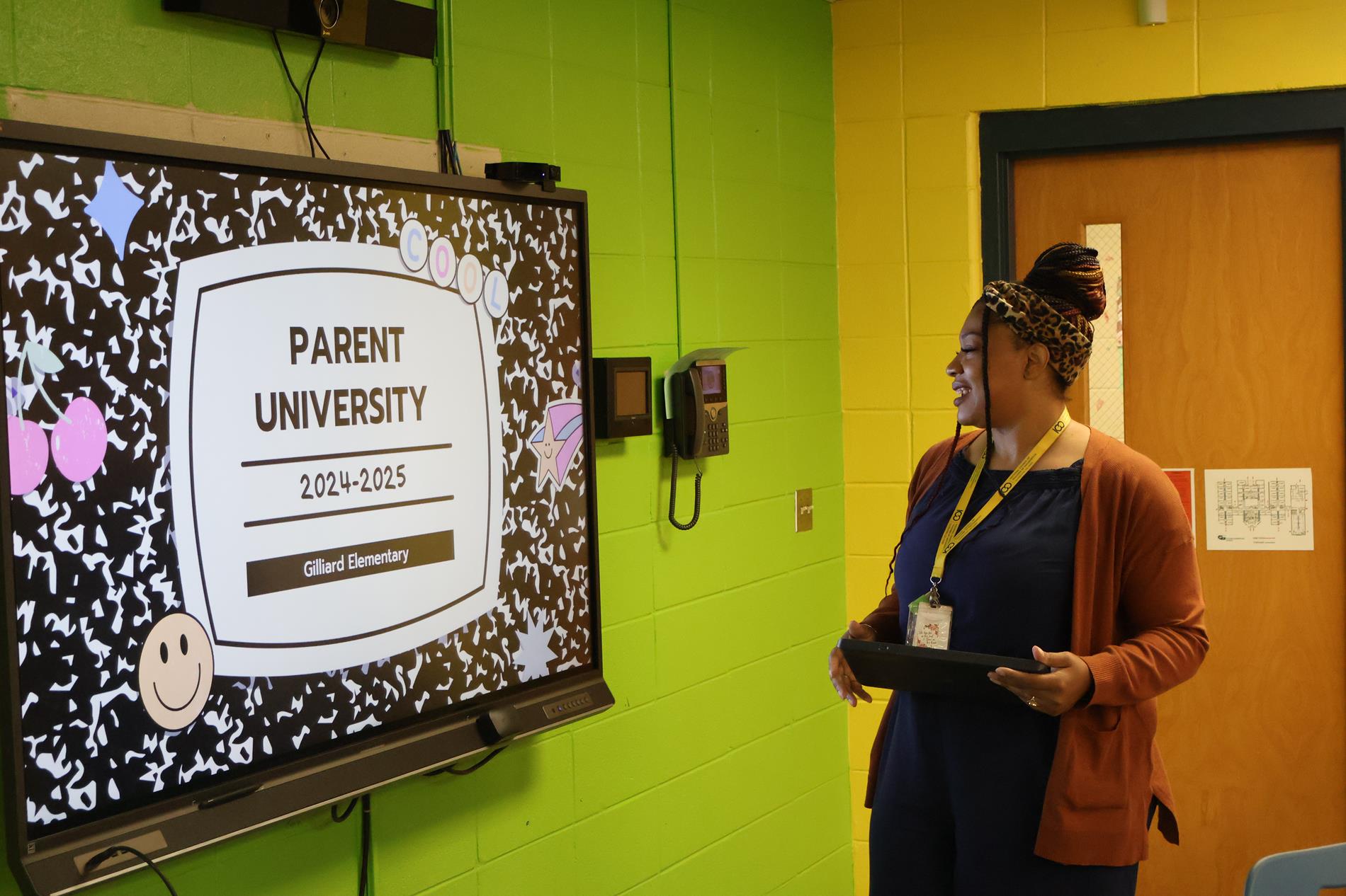 Mrs. Crenshaw at Parent University