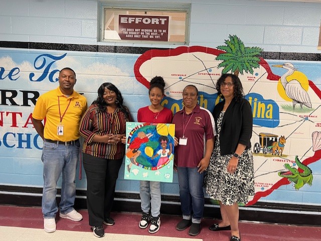 Kingstree Lion's Club Art Contest:  Kelise Gregory