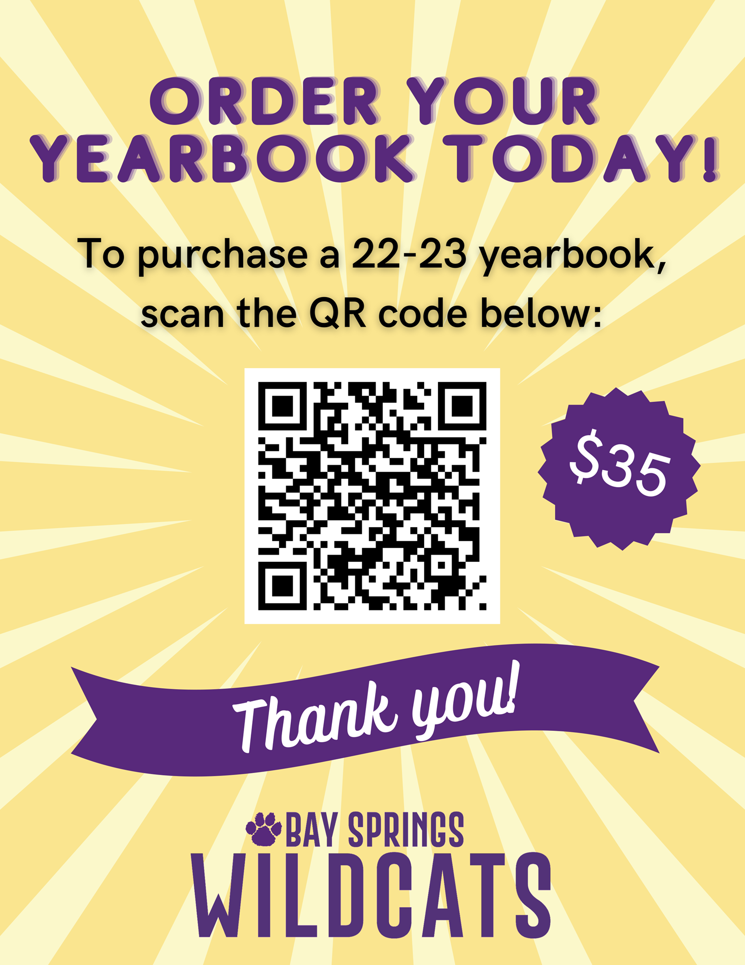 Order a BSMS 2022-2023 yearbook