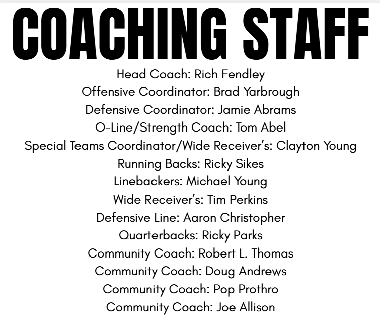 Coaching Staff