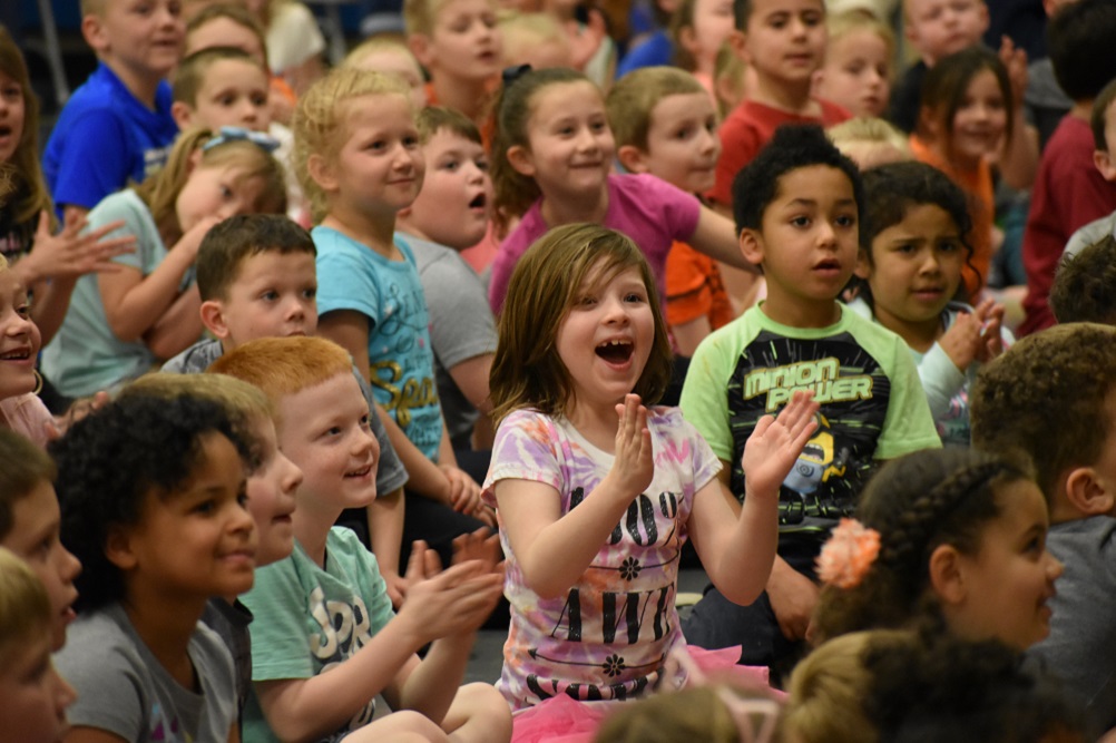 Students at assembly