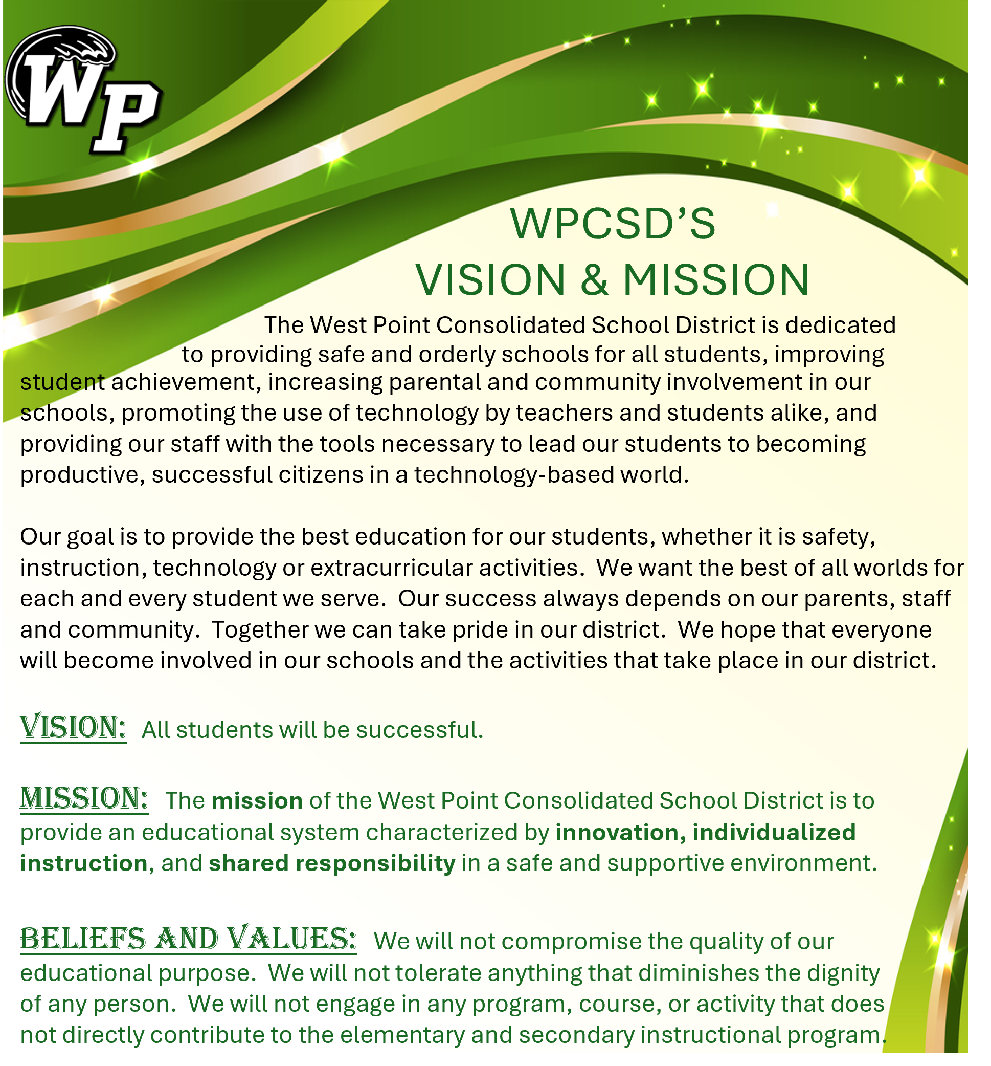 wpcsd mission wpcsd mission