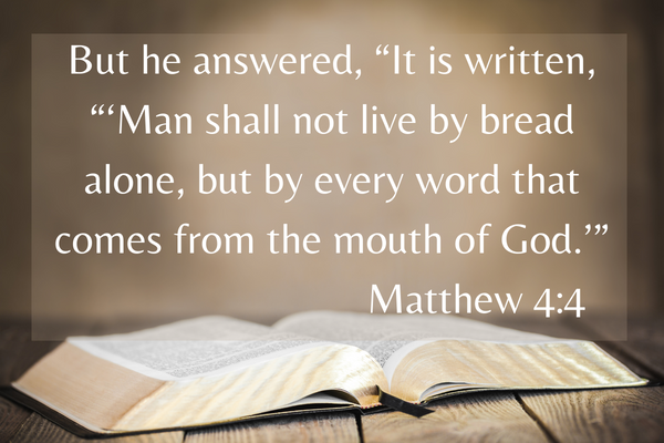 Matthew 4:4