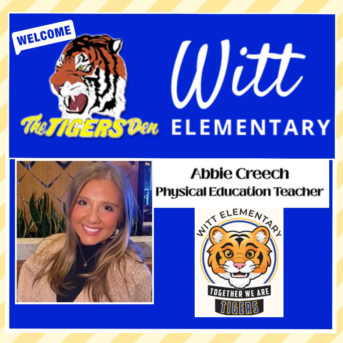 Welcome Coach Creech