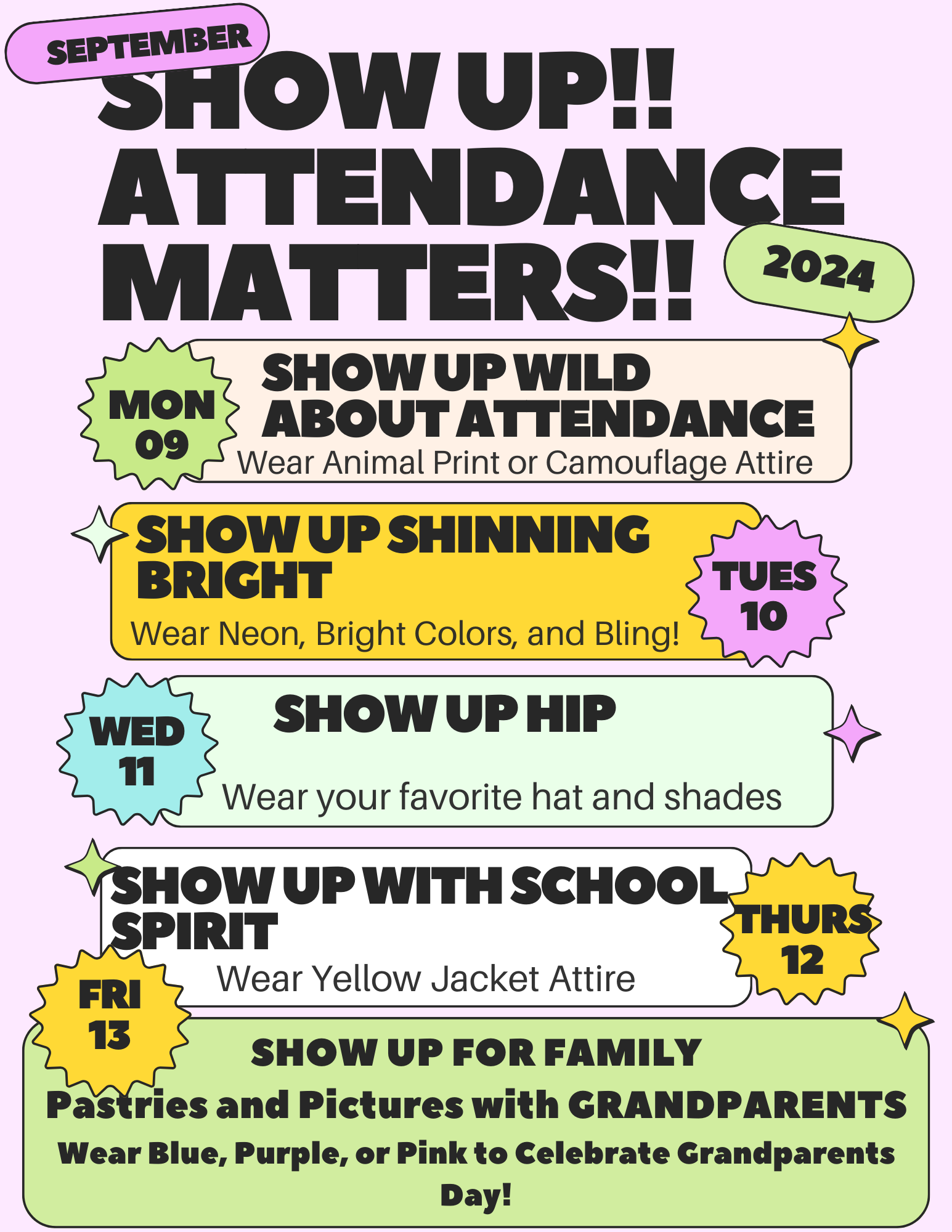 Attendance Matter Dress Up