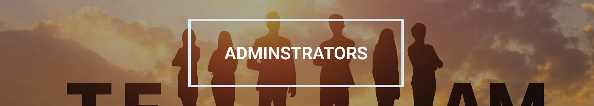 administrators banner