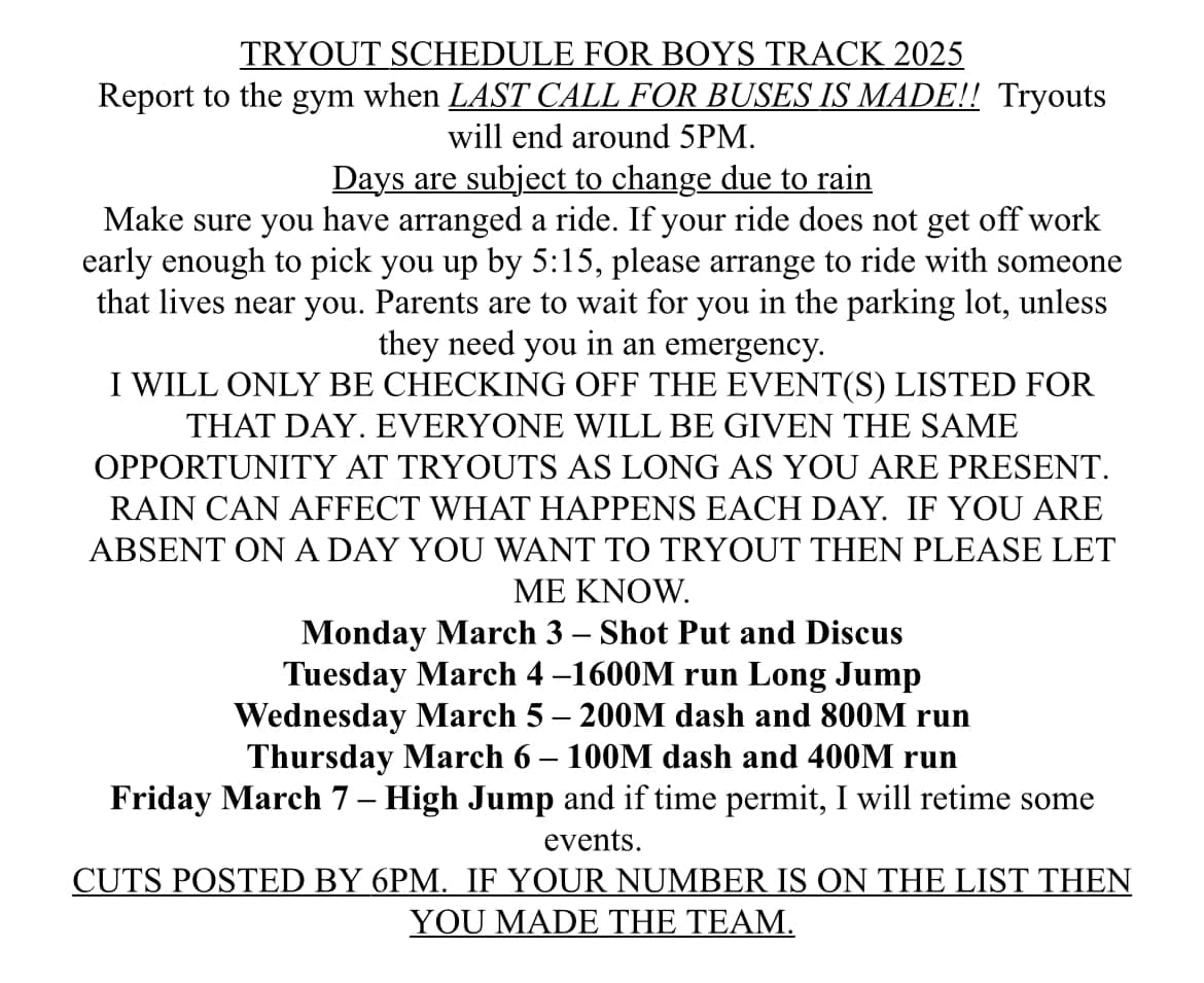 boys track