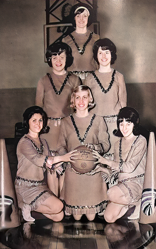 1965-66 Varsity Cheerleaders