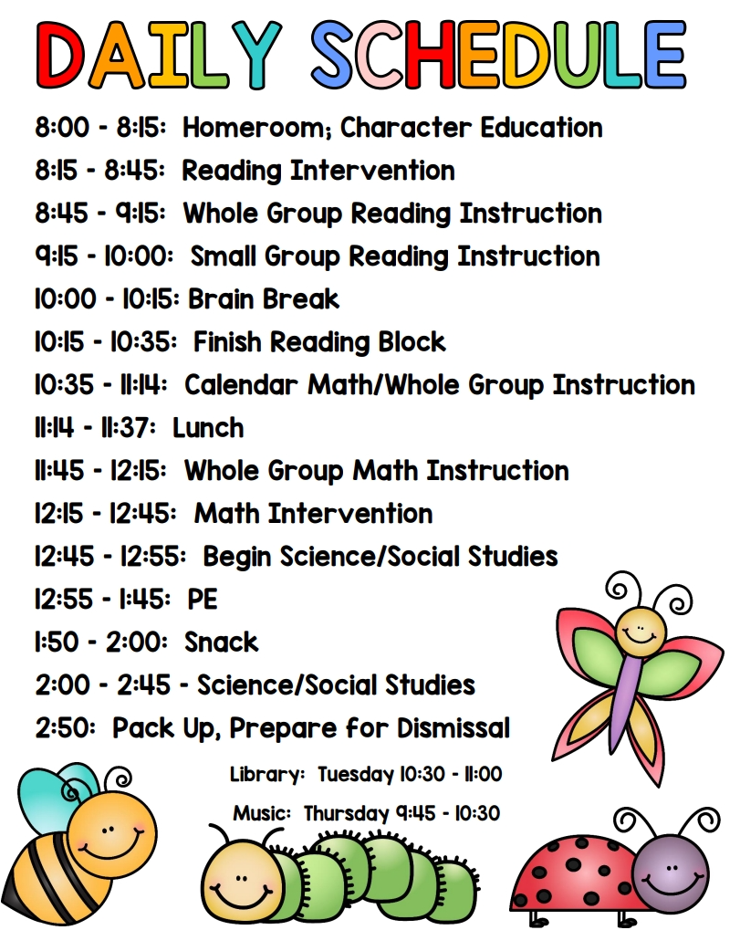 daily schedule 2025-2026 daily schedule 2025-2026