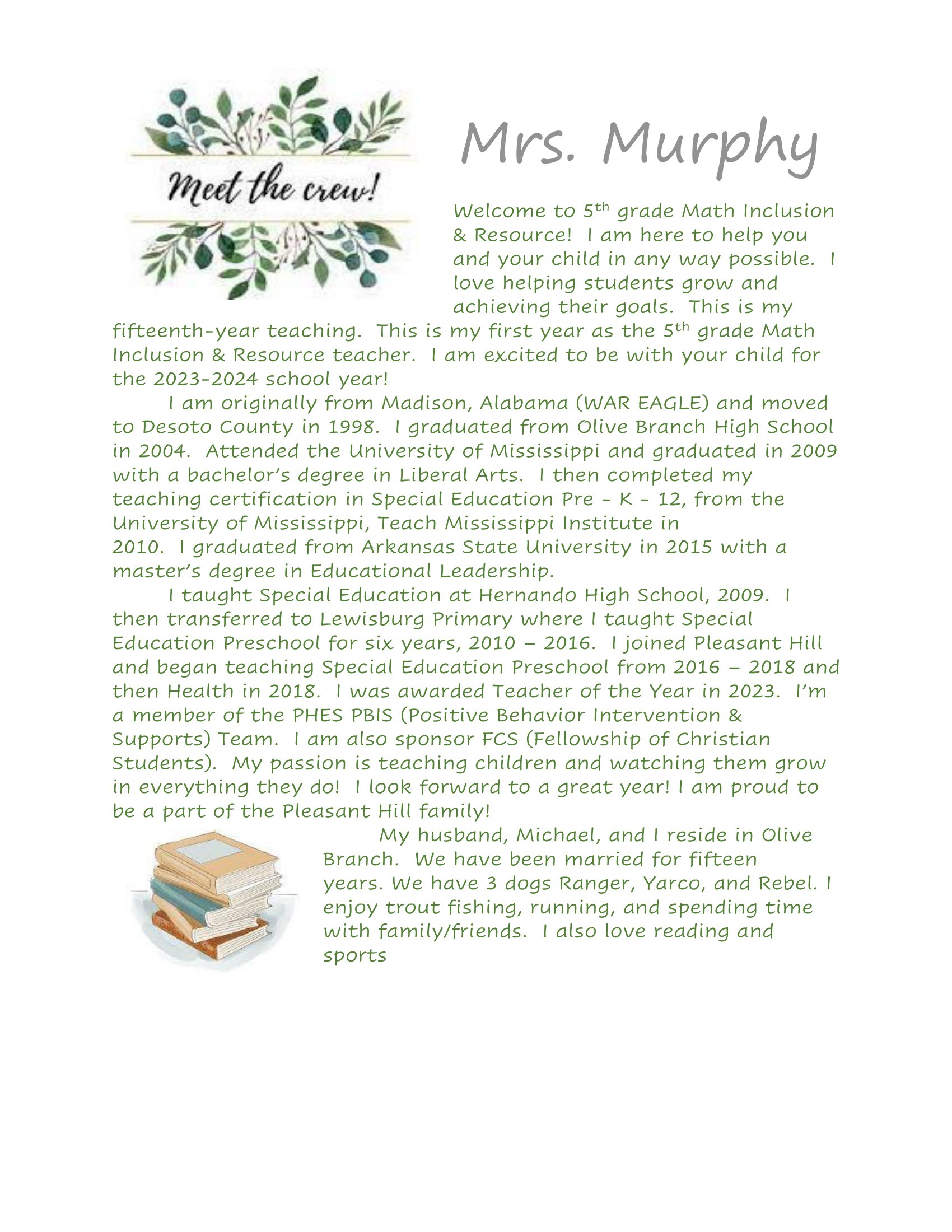 Murphy Biography